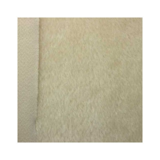 10mm Straight Ivory Mohair