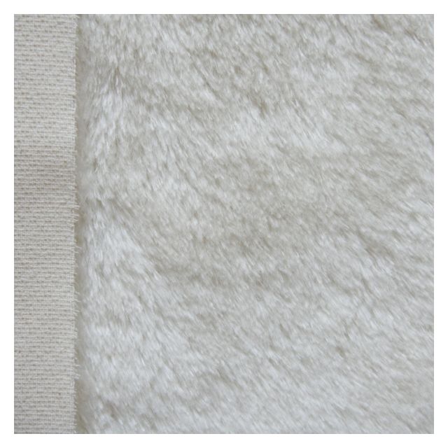 17mm Straight Ivory Mohair