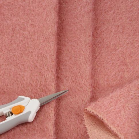 9mm Sparse Faded Pale Rose Mohair