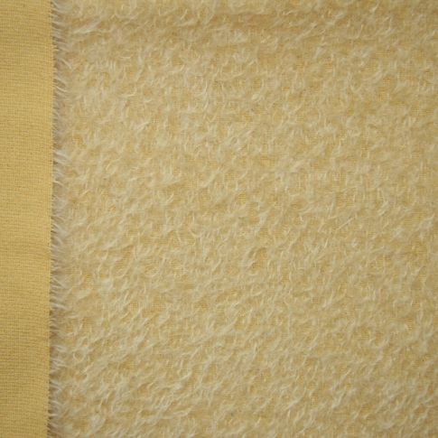 11mm Felted Butter Yellow Mohair