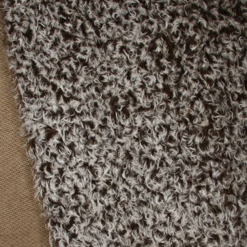 23mm Brown White Tip Ratinee Mohair
