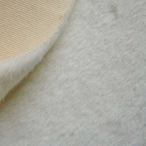 13mm White Synthetic Fabric