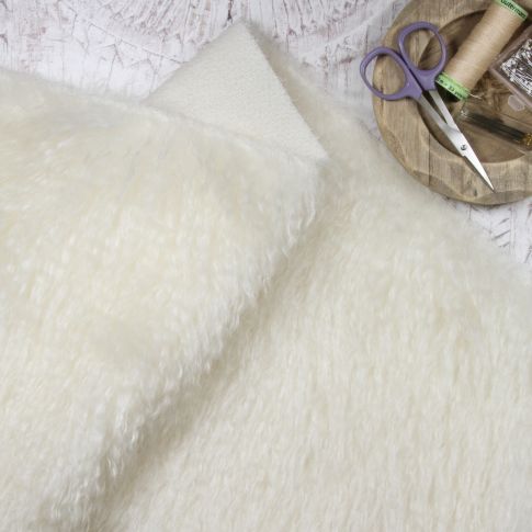 41mm Ivory Curlylocks Mohair