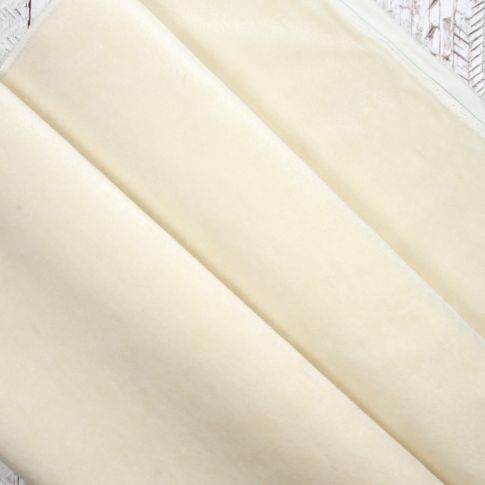 4mm Dense Straight Ivory Mohair