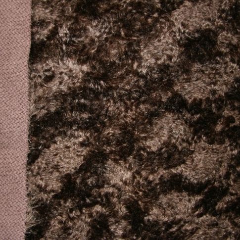 24mm Curled Finish Dark Chocolate Mohair