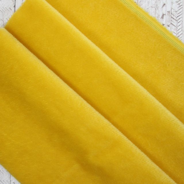 7mm Straight Canary Yellow Mohair