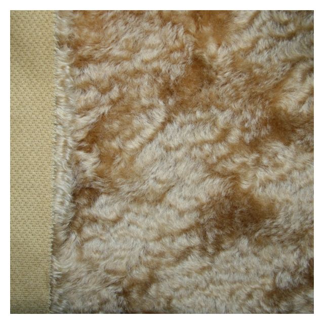 17mm Curled Finish Antique Gold Mohair