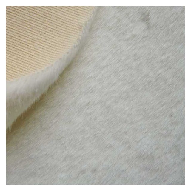 13mm White Synthetic Fabric