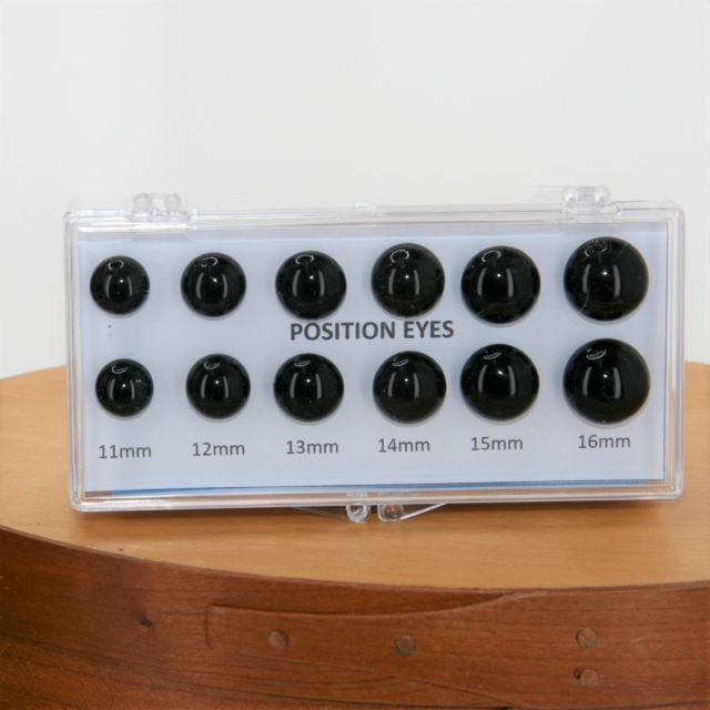 Glass Position Eyes Set 2 11mm - 16mm