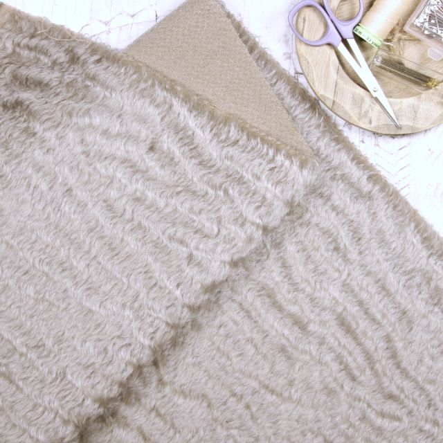 13mm Antique Finish Antique Grey Mohair