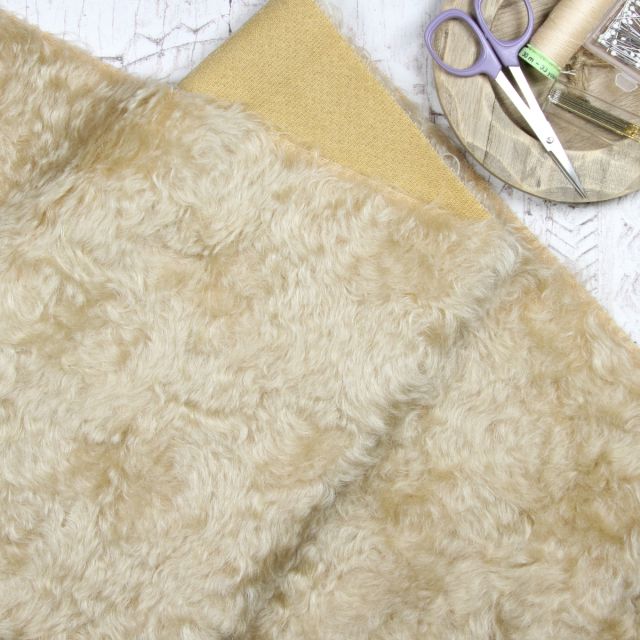 17mm Windswept Blonde Gold Mohair