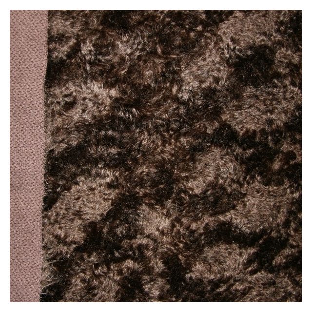 24mm Curled Finish Dark Chocolate Mohair
