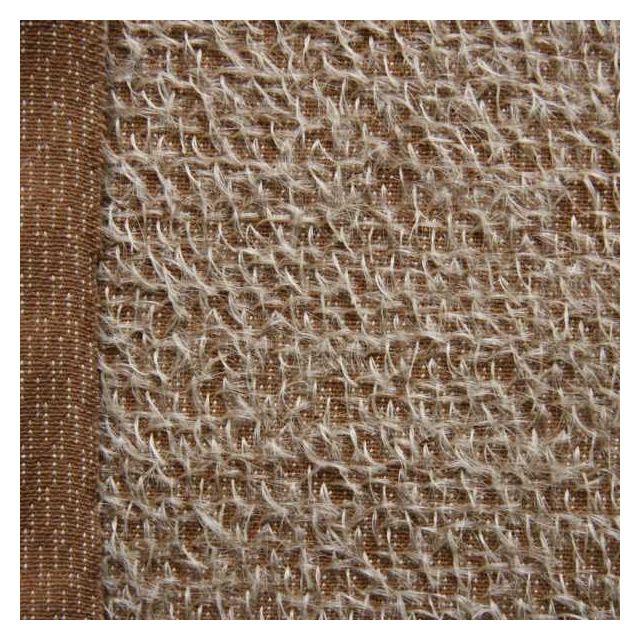 11mm Sparse Blonde/Brown Backing Mohair