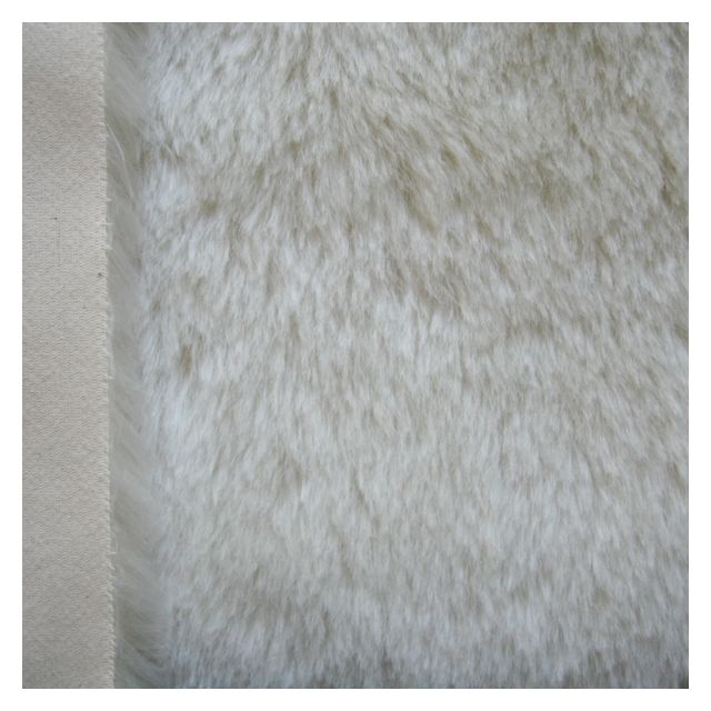 24mm Straight Ivory Mohair