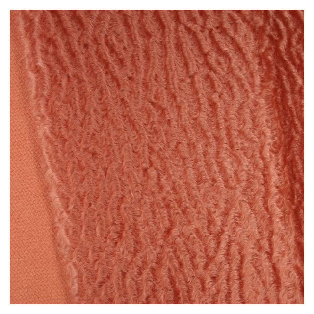 17mm Antique Finish Salmon Pink Mohair