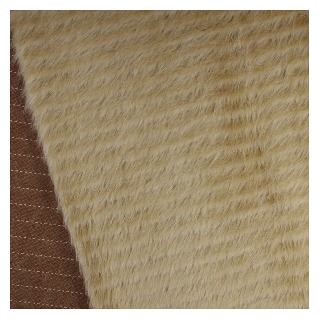 17mm Straight Striped Stoat Mohair Rayon Mix